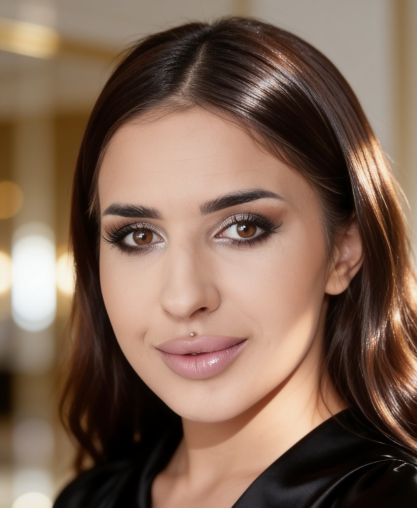 Verfeinertes Hautbild nach Microneedling — Portrait von Loredana